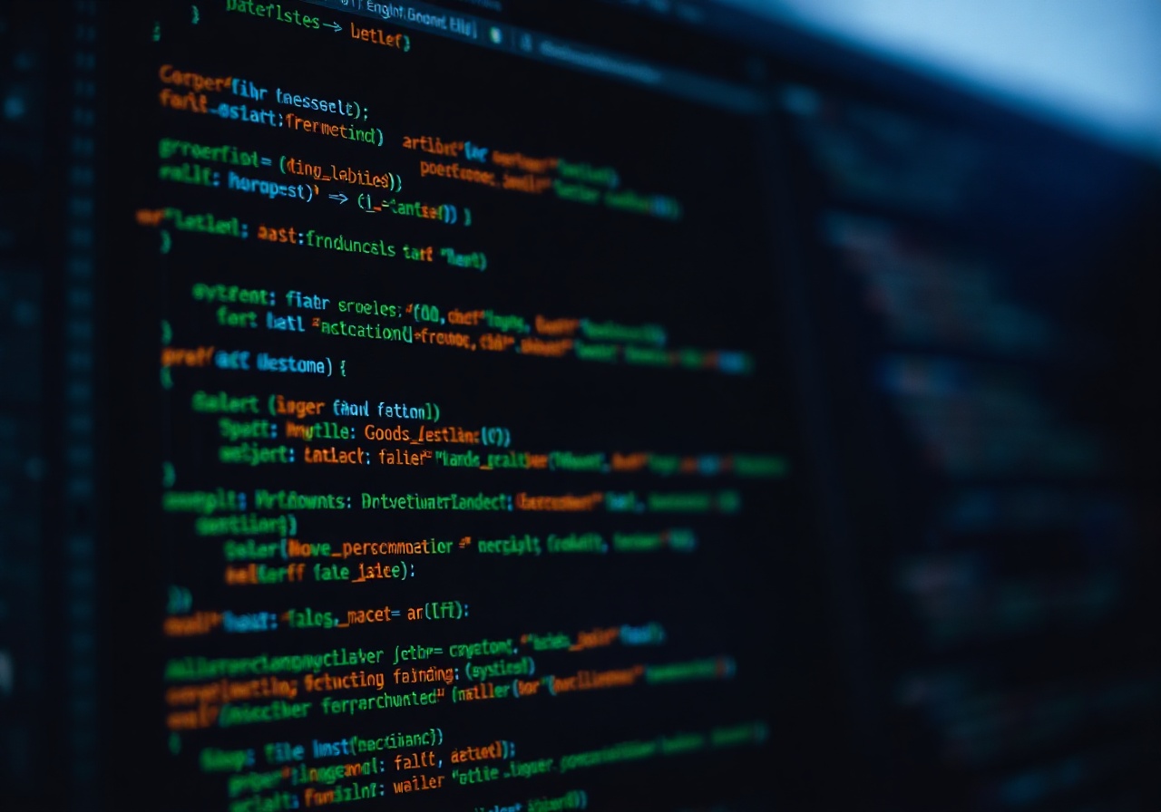 Developer IDE showing a JavaScript code snippet calling the BotForge API endpoint to fetch bot listings with authentication headers